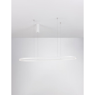Lampa wisząca LED Ovalis 120cm biała | Decolab24