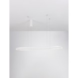 Lampa wisząca LED Ovalis 120cm biała | Decolab24