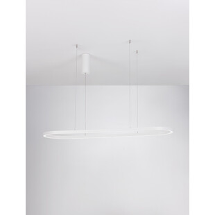 Lampa wisząca LED Ovalis 120cm biała | Decolab24