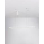 Lampa wisząca LED Ovalis 120cm biała | Decolab24