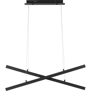 Lampa wisząca Cross LED czarna | Nowoczesne oświetlenie Decolab24