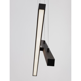 Lampa wisząca Cross LED czarna | Nowoczesne oświetlenie Decolab24