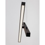 Lampa wisząca Cross LED czarna | Nowoczesne oświetlenie Decolab24