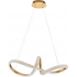 Lampa wisząca glamour mosiężna z kryształkami Sando LED | Decolab24