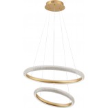 Lampa wisząca glamour mosiądz z kryształkami | Decolab24