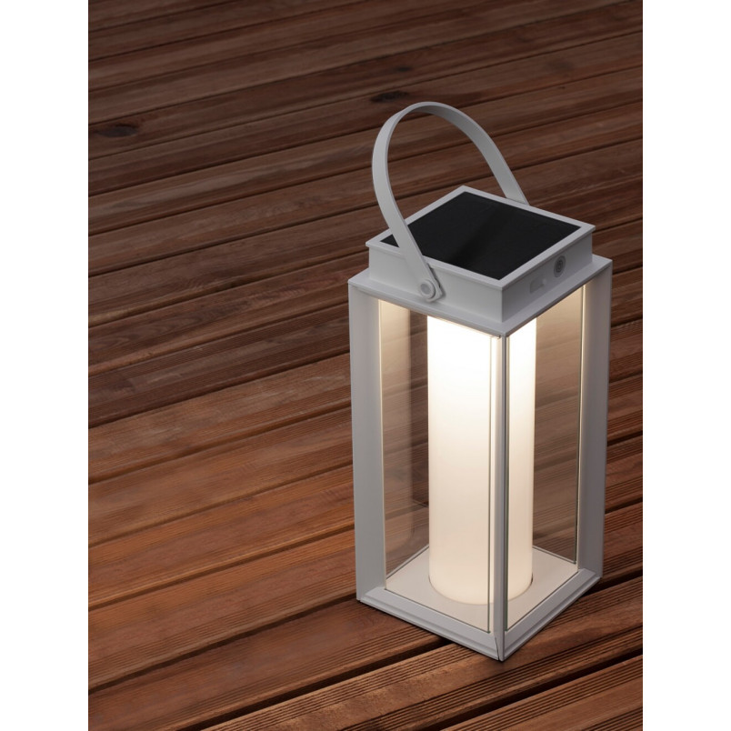 Lampa Ogrodowa Solarna UNUS LED - Biała | Decolab24