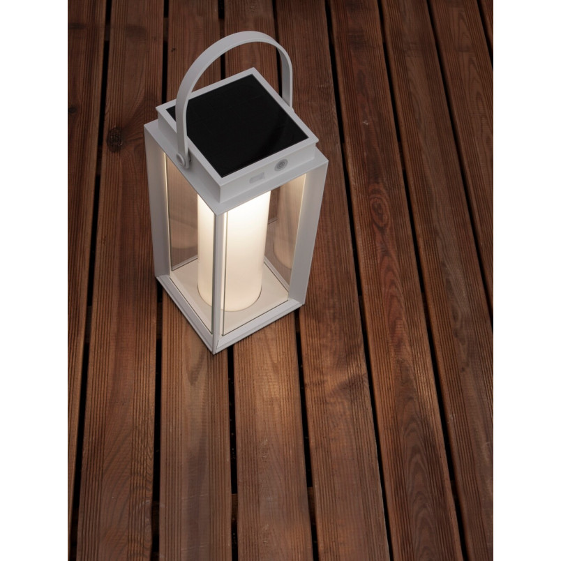 Lampa Ogrodowa Solarna UNUS LED - Biała | Decolab24