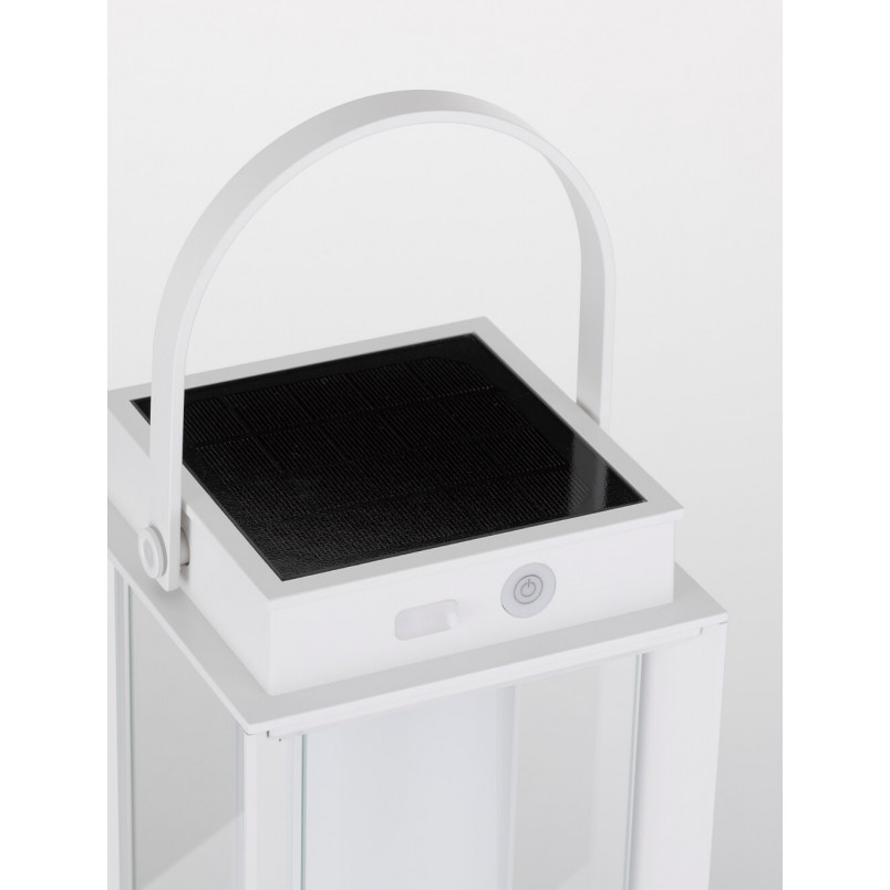 Lampa Ogrodowa Solarna UNUS LED - Biała | Decolab24
