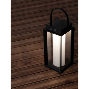 Lampa Ogrodowa Solarna UNUS LED Czarna | Decolab24