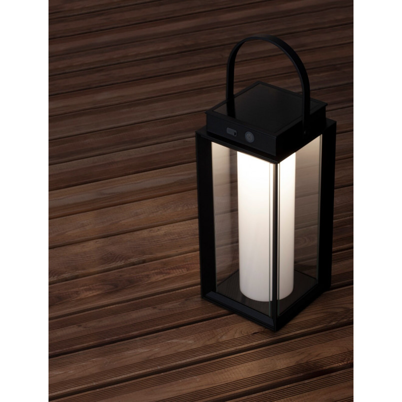 Lampa Ogrodowa Solarna UNUS LED Czarna | Decolab24