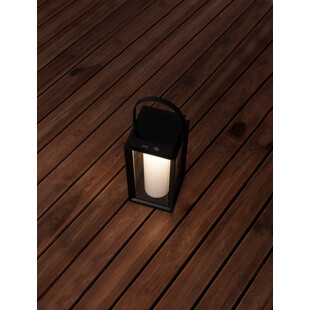 Lampa Ogrodowa Solarna UNUS LED Czarna | Decolab24