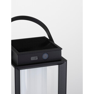 Lampa Ogrodowa Solarna UNUS LED Czarna | Decolab24