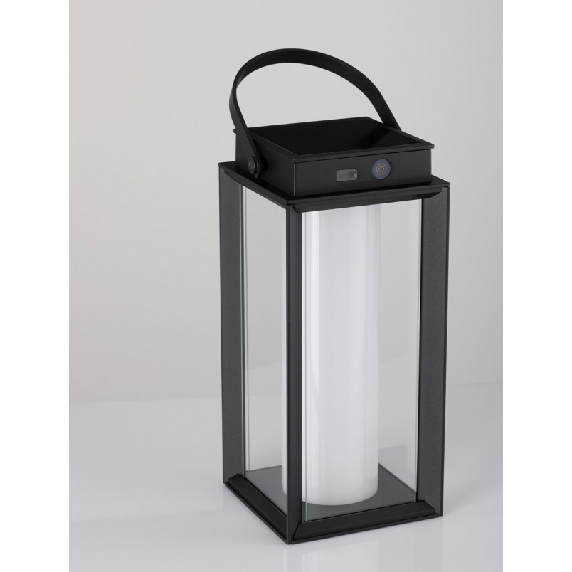 Lampa Ogrodowa Solarna UNUS LED Czarna | Decolab24