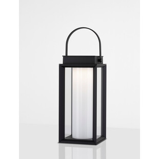 Lampa zewnętrzna solarna na stół Unus LED czarna