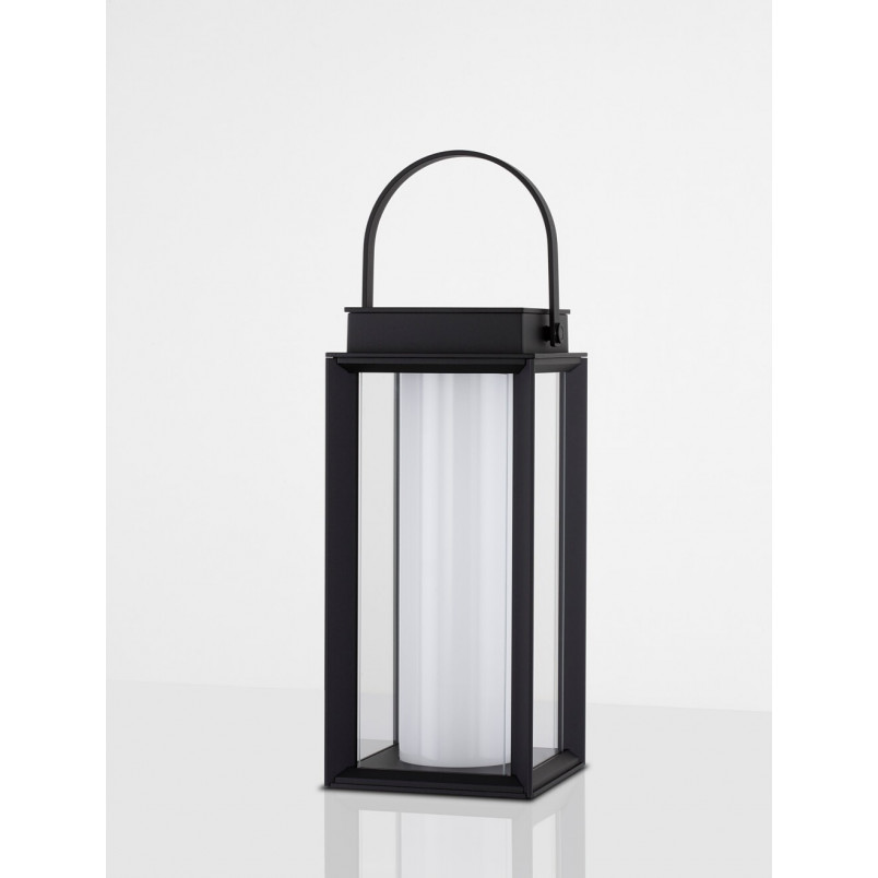 Lampa Ogrodowa Solarna UNUS LED Czarna | Decolab24