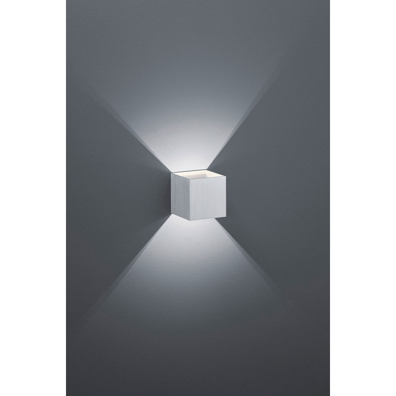 Kinkiet LED Trio Louis - Srebrny, Aluminium | Kup Teraz