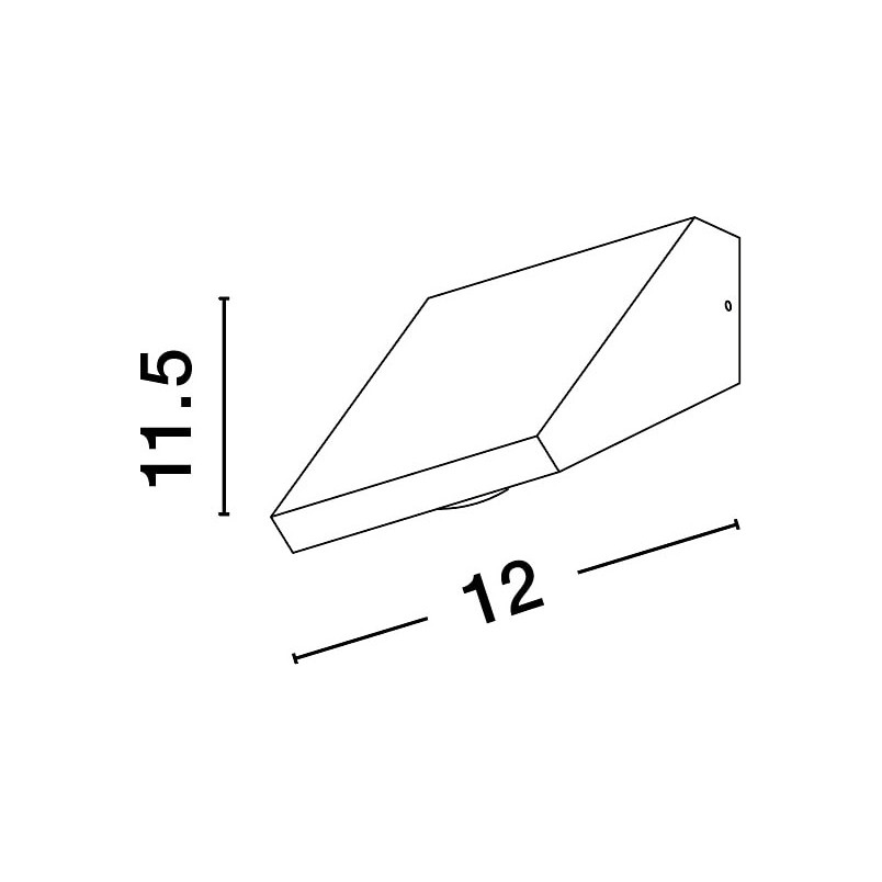 Kinkiet elewacyjny Modern LED III antracyt | Decolab24