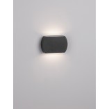 Kinkiet elewacyjny góra-dół Modern LED antracyt - oświetlenie domu i budynku
