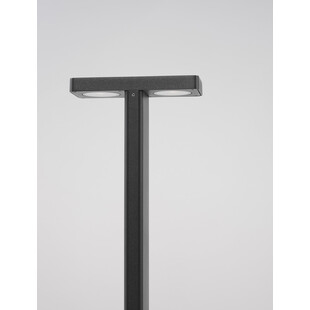 Słupek LED antracyt | Lampa ogrodowa Row LED Double 65cm