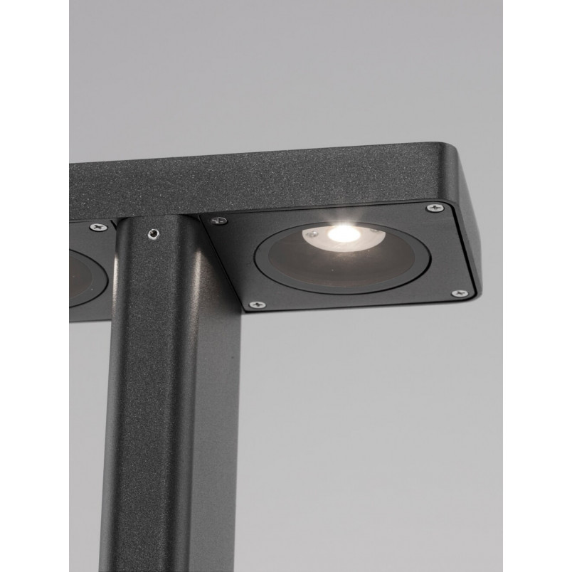 Słupek LED antracyt | Lampa ogrodowa Row LED Double 65cm