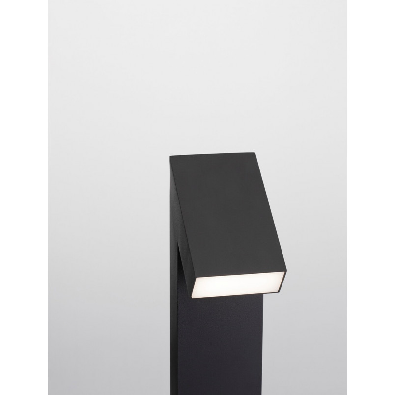 Słupek ogrodowy LED Spart 80cm czarny - Decolab24