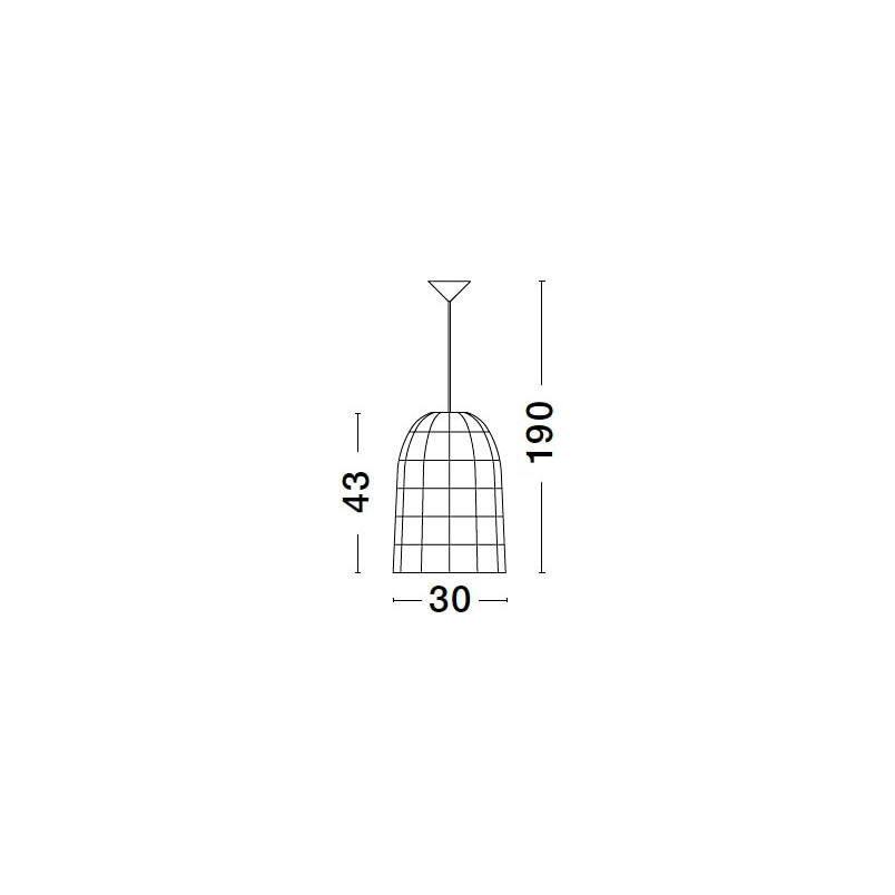 Lampa wisząca rattanowa Boho Saparua Long 30cm - Decolab24