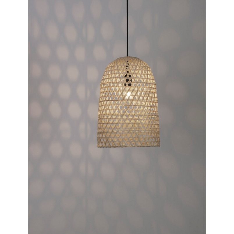 Lampa wisząca rattanowa Boho Saparua Long 30cm - Decolab24