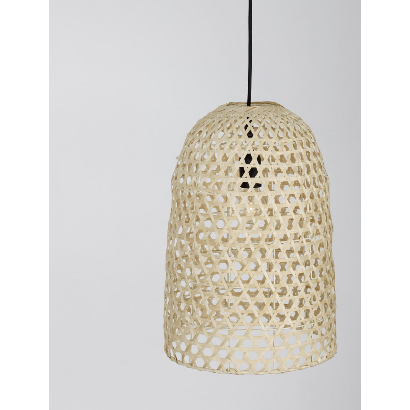 Lampa wisząca rattanowa Boho Saparua Long 30cm - Decolab24