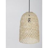 Lampa wisząca rattanowa Boho Saparua Long 30cm - Decolab24