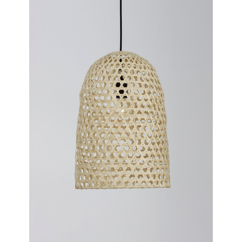 Lampa wisząca rattanowa Boho Saparua Long 30cm - Decolab24