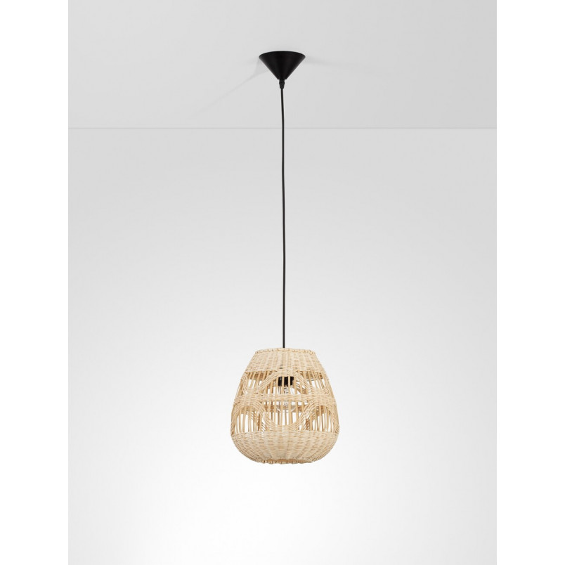 Lampa wisząca rattanowa Boho Saparua III | Decolab24