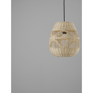 Lampa wisząca rattanowa boho Saparua III 30cm | Decolab24