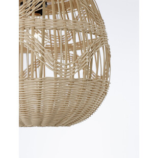 Lampa wisząca rattanowa boho Saparua III 30cm | Decolab24