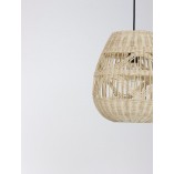 Lampa wisząca rattanowa boho Saparua III 30cm | Decolab24