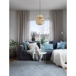 Lampa wisząca rattanowa boho Saparua III 30cm | Decolab24