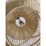 Lampa wisząca rattanowa kula boho Saparua | Decolab24