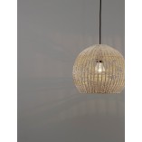 Lampa wisząca rattanowa boho Saparua | Decolab24