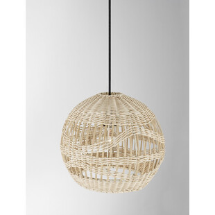 Lampa wisząca rattanowa boho Saparua | Decolab24