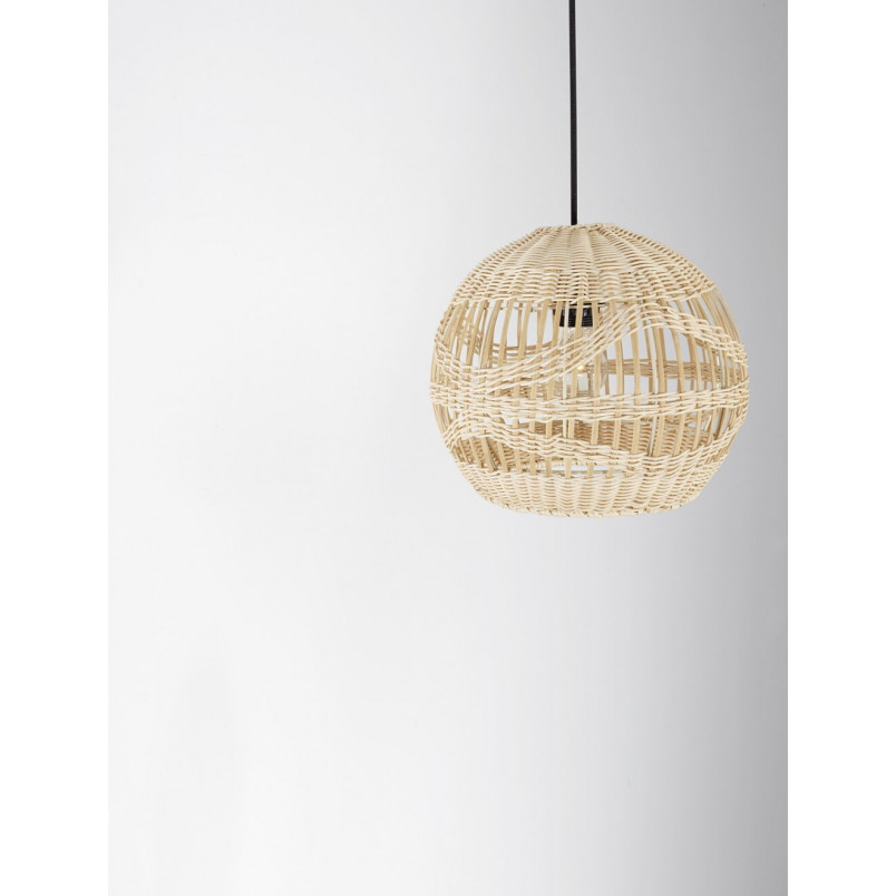 Lampa wisząca rattanowa boho Saparua | Decolab24