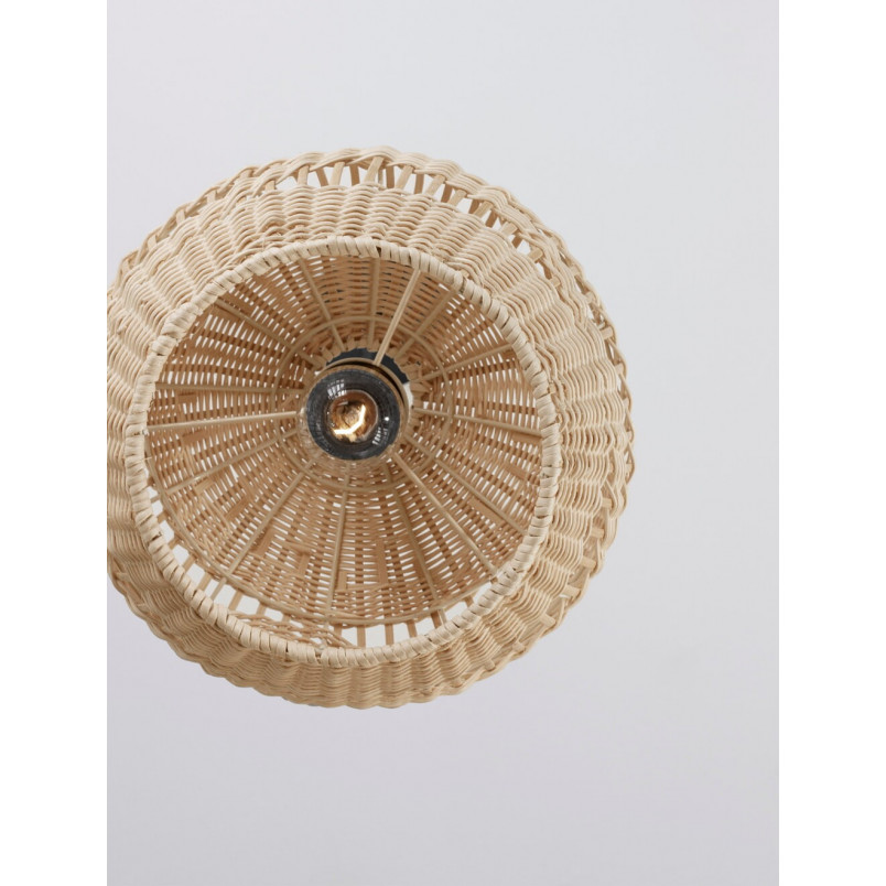 Lampa wisząca rattanowa boho Saparua | Decolab24