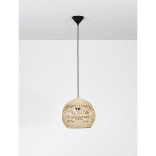 Lampa wisząca rattanowa boho Saparua | Decolab24