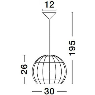 Lampa wisząca rattanowa boho Saparua | Decolab24