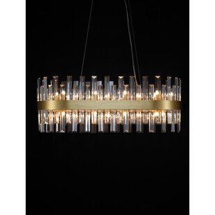 Lampa wisząca kryształowa Taja 80cm | Glamour i elegancja