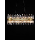 Lampa wisząca kryształowa Taja 80cm | Glamour i elegancja