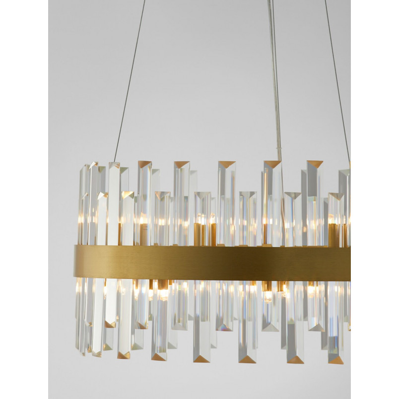 Lampa Kryształowa Glamour Taja 55cm | Decolab24
