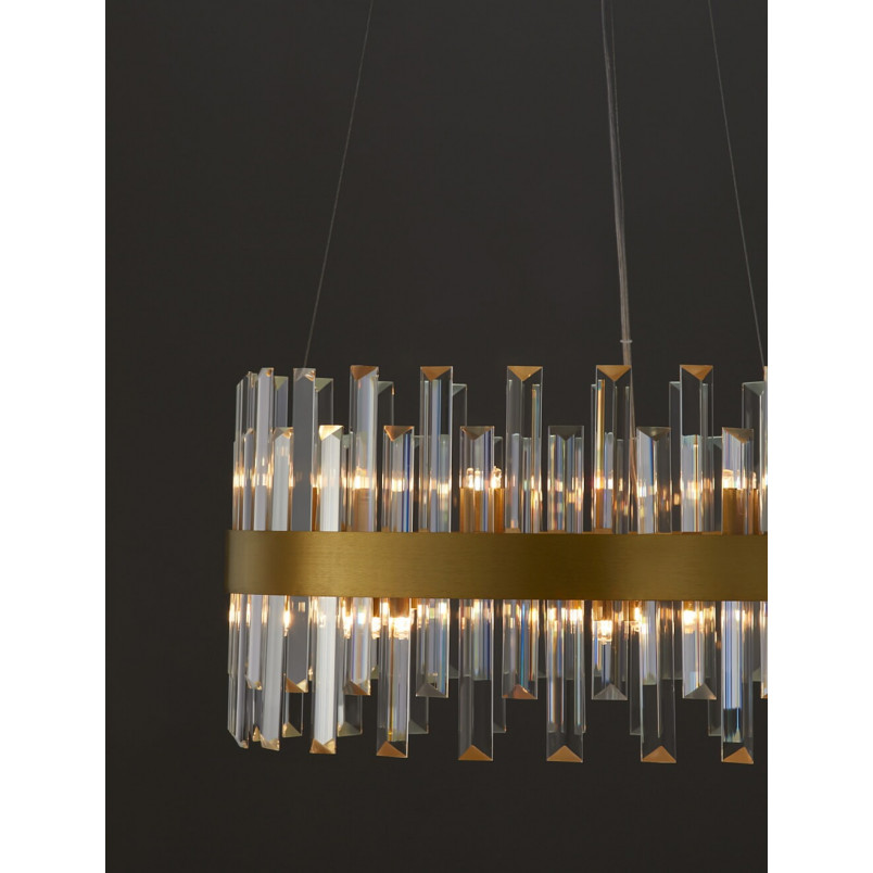 Lampa Kryształowa Glamour Taja 55cm | Decolab24
