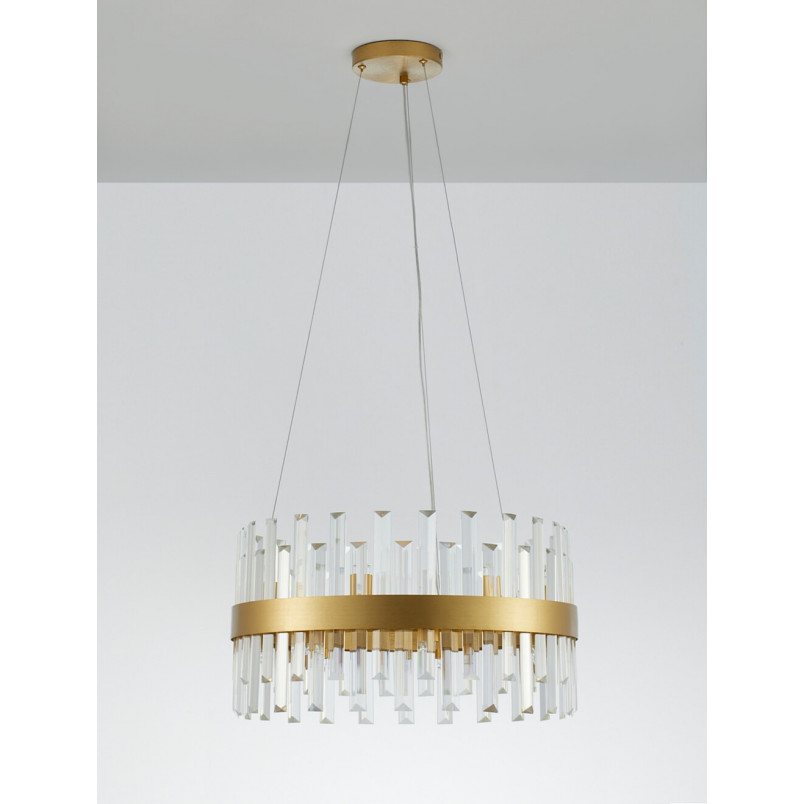 Lampa Kryształowa Glamour Taja 55cm | Decolab24