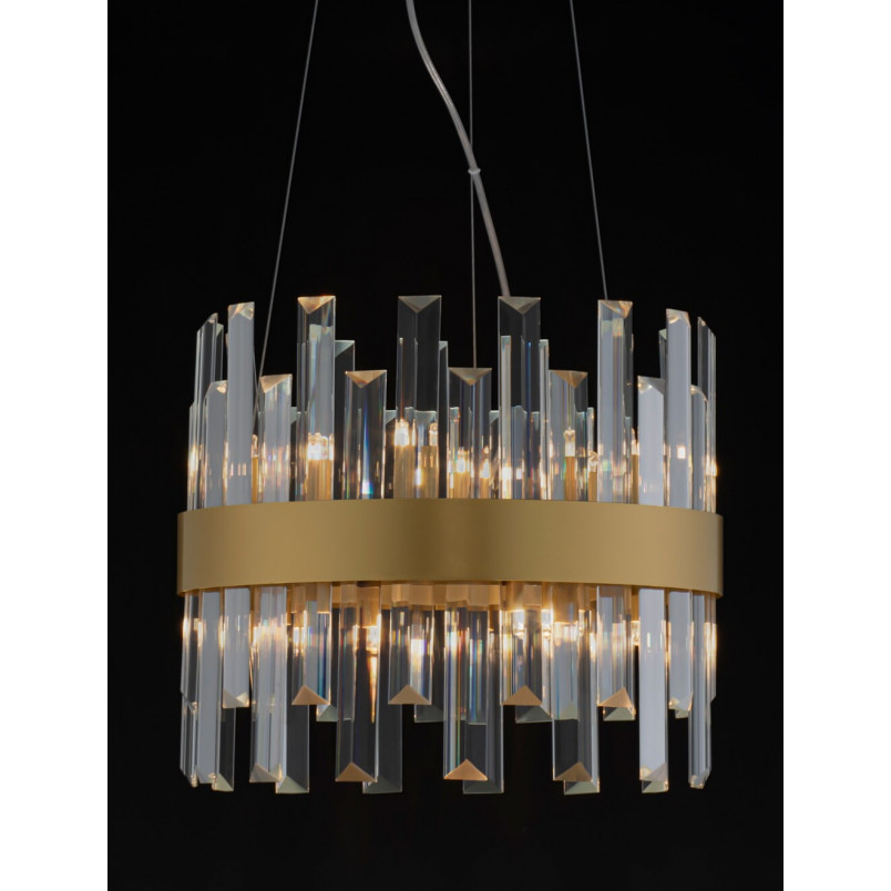 Lampa Kryształowa Glamour Taja | Złoto - Decolab24