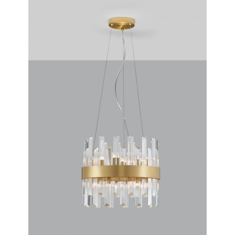 Lampa Kryształowa Glamour Taja | Złoto - Decolab24