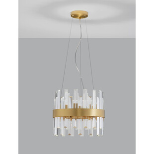 Lampa Kryształowa Glamour Taja | Złoto - Decolab24
